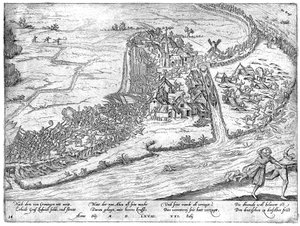 Batalla de Jemmingen, 1568 de Frans Hogenberg